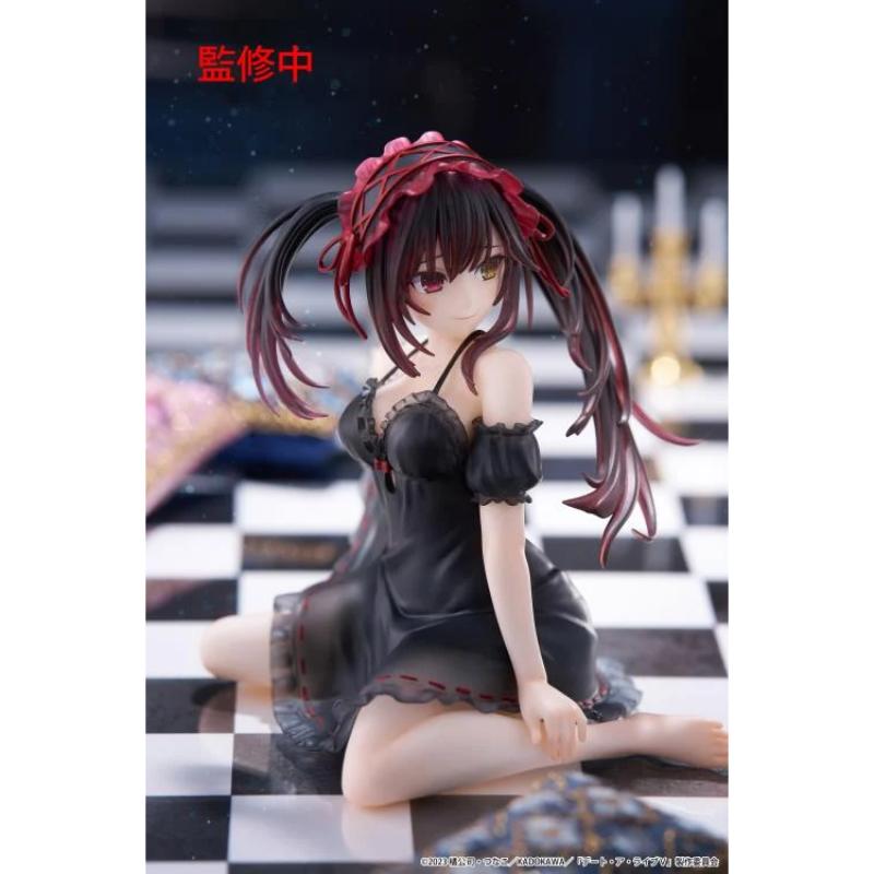Date A Live Desktop Cute Kurumi Tokisaki (Nightwear Ver.) Figure