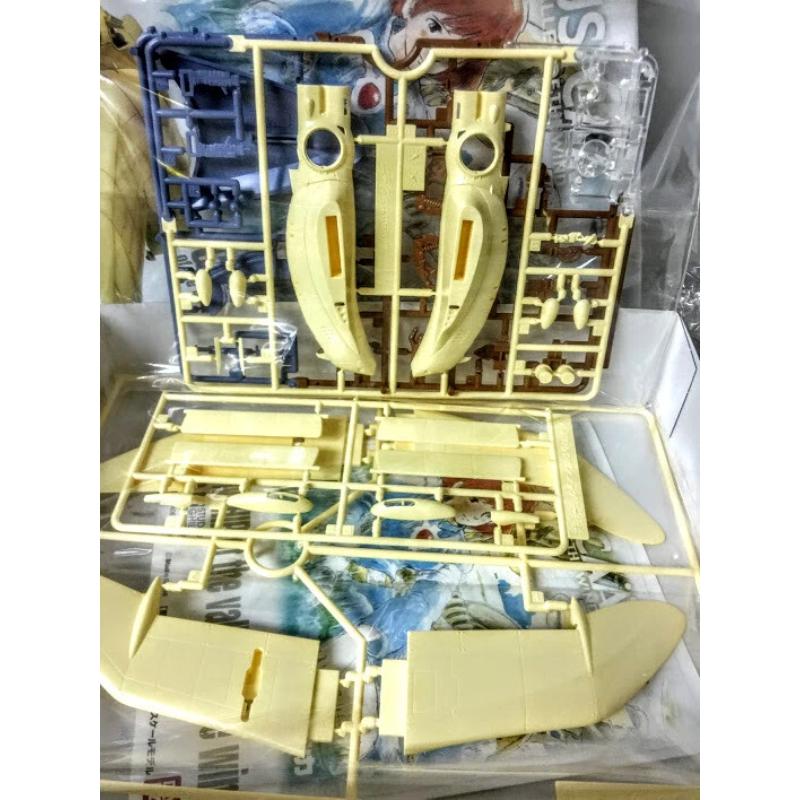 Valley of the Wind Nausicaa Studio Ghibli Gun Ship model kit with figure