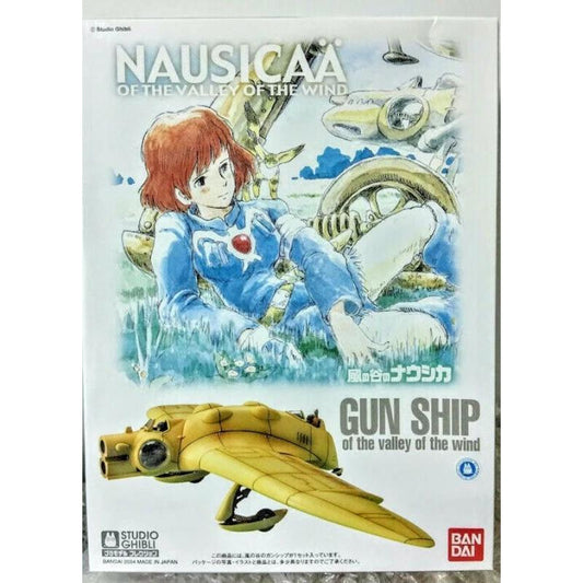 Valley of the Wind Nausicaa Studio Ghibli Gun Ship model kit with figure