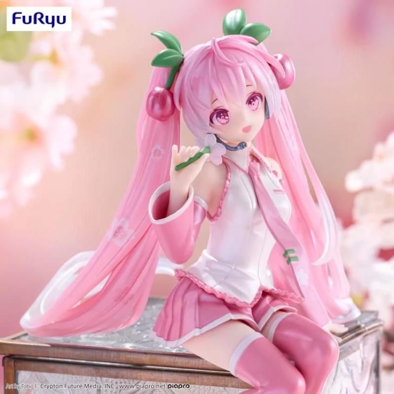 Vocaloid Sakura Miku (2024 Pearl Color Ver.) Noodle Stopper Figure