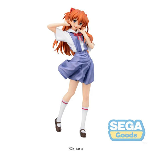 Evangelion High Premium Figure Asuka Uniform Ver.