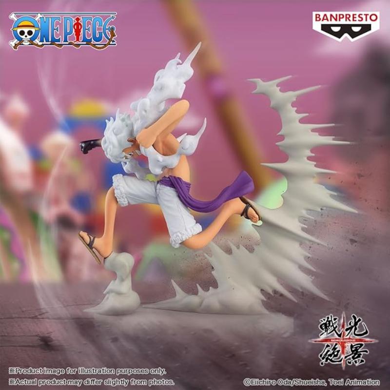 One Piece Monkey D. Luffy Gear 5 Senkozekkei figure