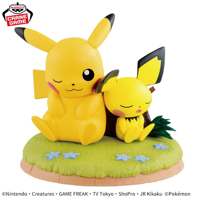 Pocket Monsters Relaxing Time Pikachu & Pichu Figures
